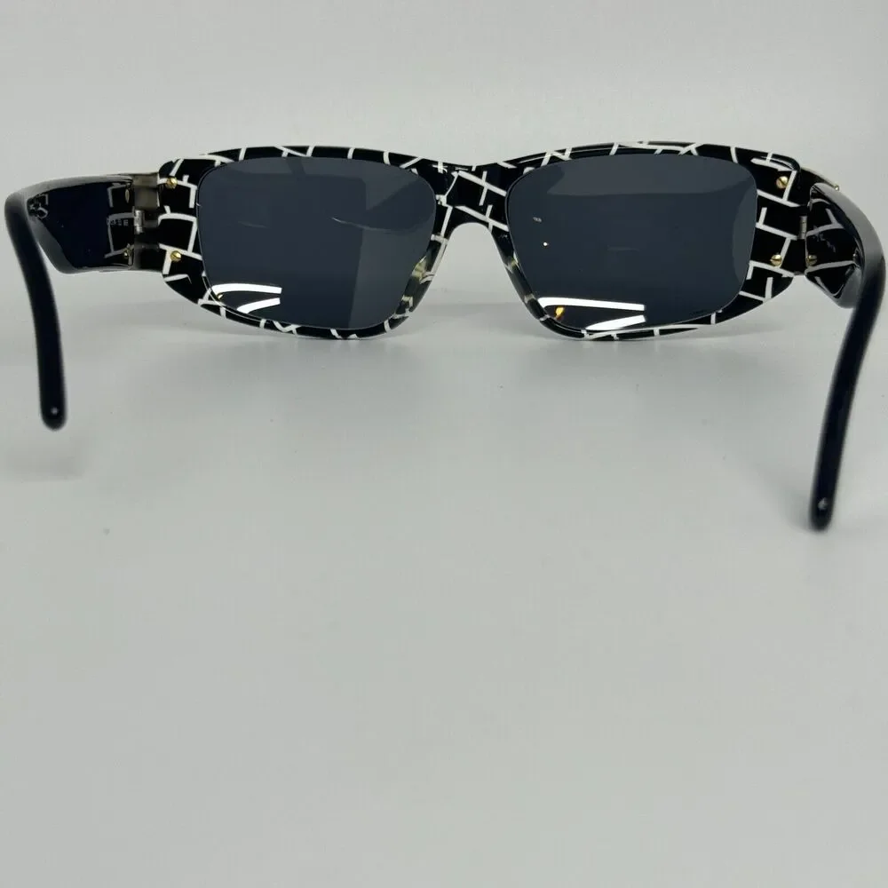 Le Club Actif Italy True Vintage Sunglasses‎ Frames 53 668 Design Black H349